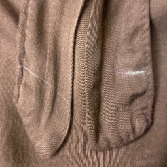 Burgundy Crop Blouse Flutter Sleeves OS - Picture 9 of 10